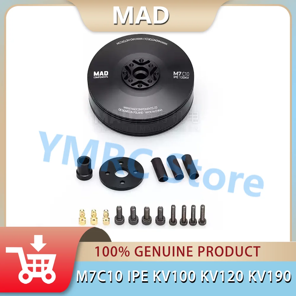

MAD M7C10 IPE 100KV 120KV 190KV Multi axis Multi rotor Flying Drone Brushless Motor High Efficiency Endurance
