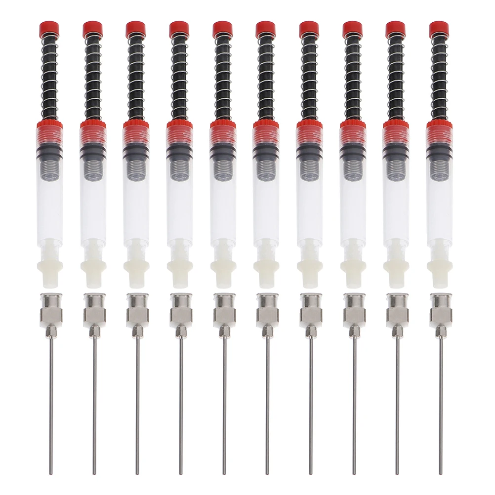 

10pcs Ink Converter Stainless Steel Plastic Fountain Pen Spring Filler Vacuum Design Calligraphy Tool Easy Clean