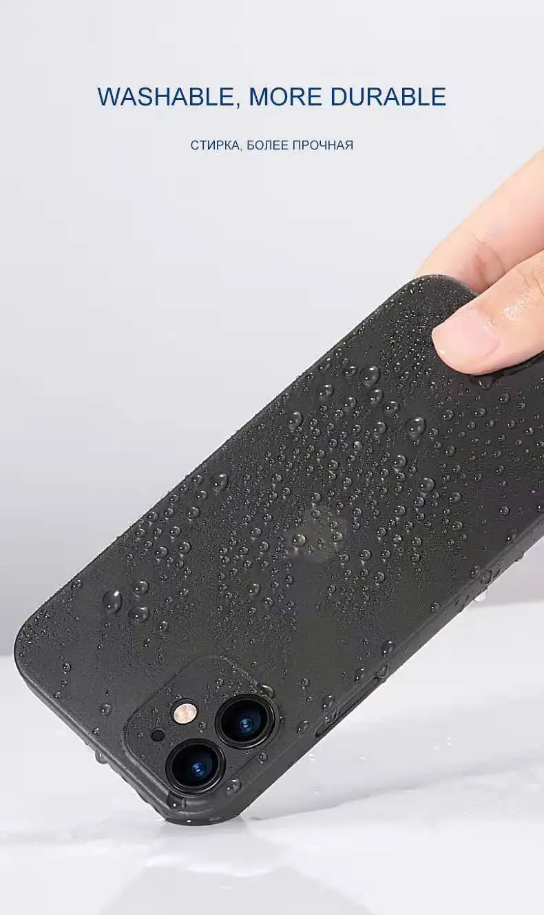 0.2MM Ultra Thin Case For iphone 13 14 15 Pro Max 12 Mini 11 X XR XS Max Cover For iphone SE 2020 2022 7 6 8 Plus Hard PC Case
