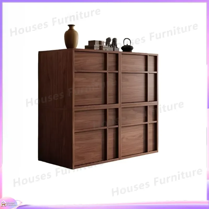 Vintage Solid Wood Shoe Cabinet Multi Layer Storage Rack Space Saving Entryway Organizer Durable Eco Friendly Furniture for