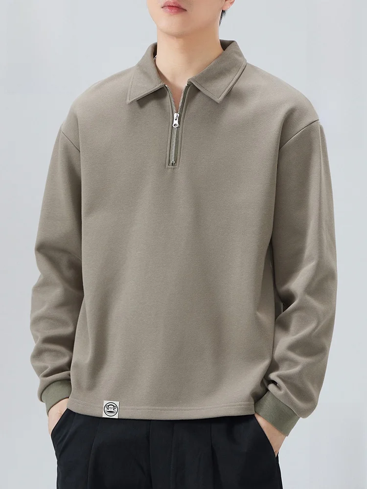 

Мужская толстовка Paul Frank с молнией, свободного кроя, с длинными рукавами, осенняя, повседневная, модная, в уличном стиле