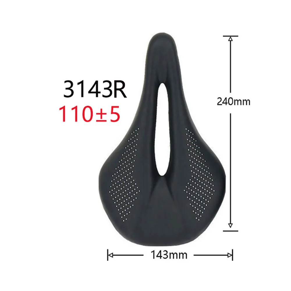 Neuer 89g EVA Carbon Fahrradsattel Komfortabler Ultraleichter MTB-Sattel 7x7mm Rennfahrrad Montage 240*143MM