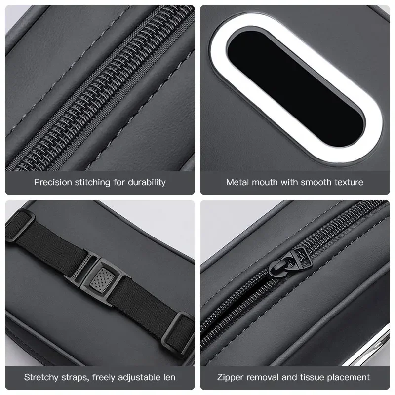 Car Tissue Storage Box Organizer Auto Interior Accesories For Zeekr 001 FR MIX 009 007 GT Zeekr X 7X 9X