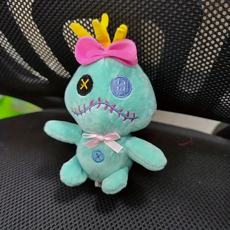 Kawaii Disney Lilo & stitch juguetes de peluche llavero mochila de dibujos animados colgante periféricos de animé muñeca regalos de cumpleaños para niños y niñas