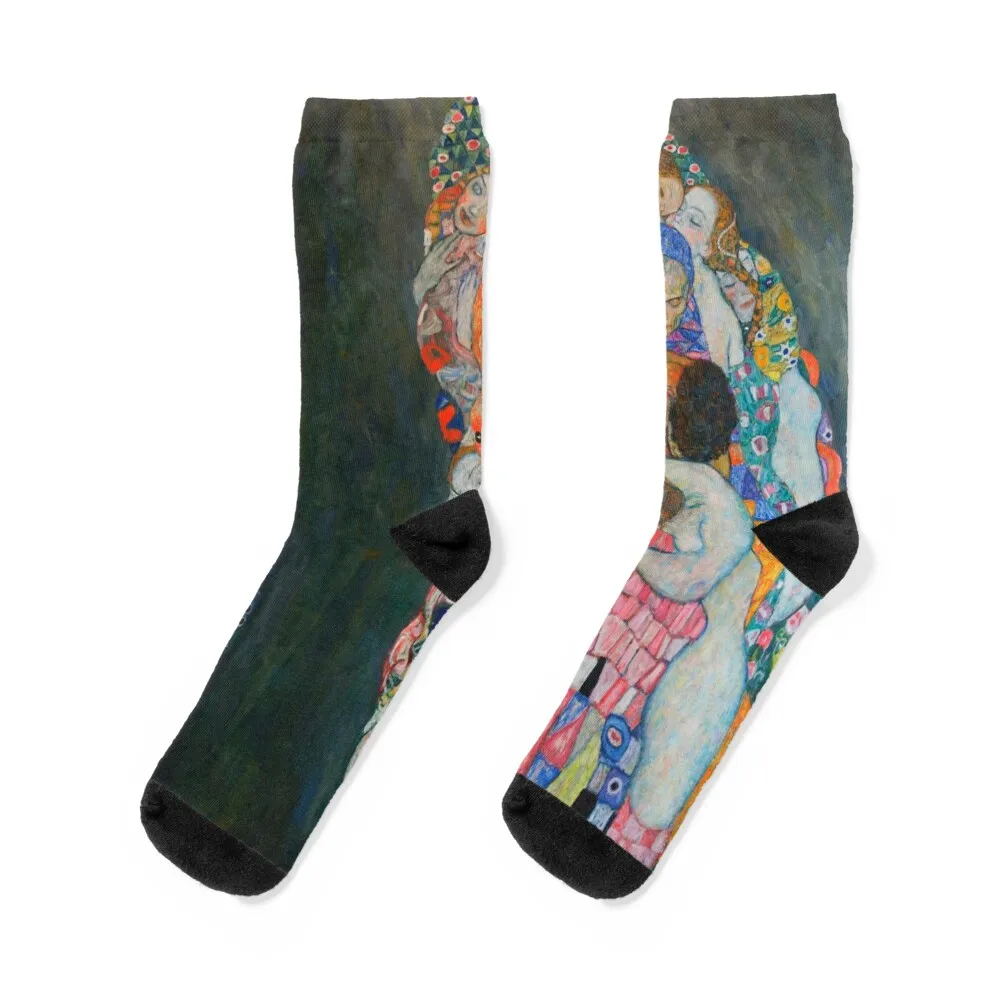 Gustav Klimt - Death and Life Socks