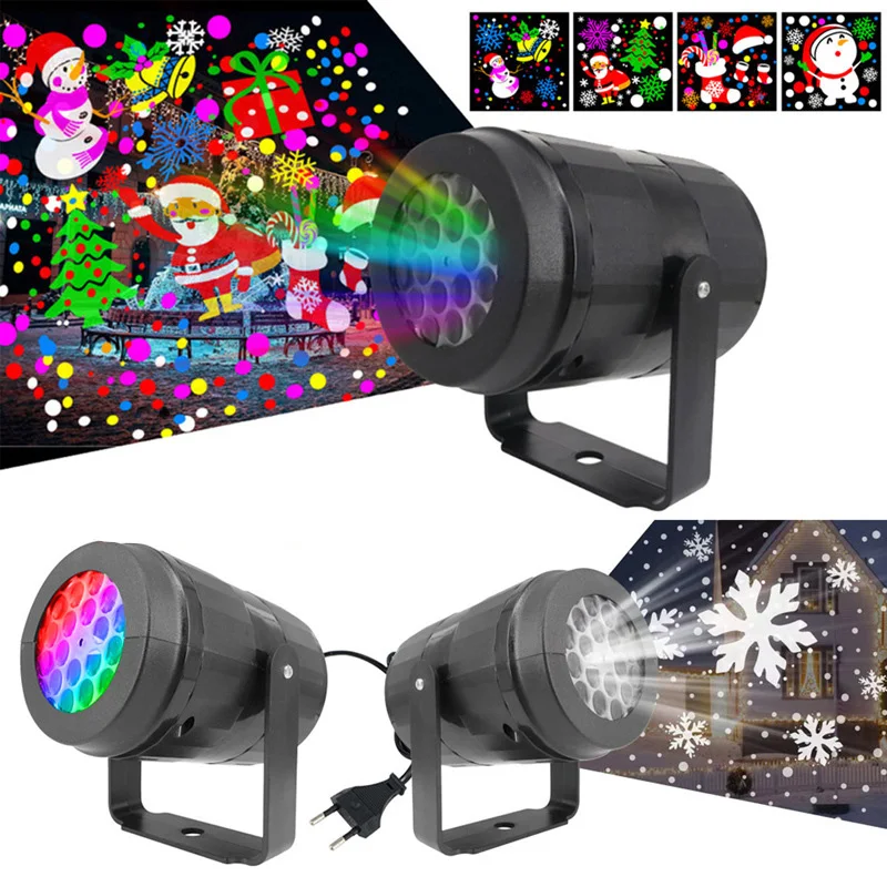 Xiaomi Mijia Christmas Laser Projector Light 16 Patterns Waterproof Rotating Christmas LED Stage Lights Christmas Decoration﻿