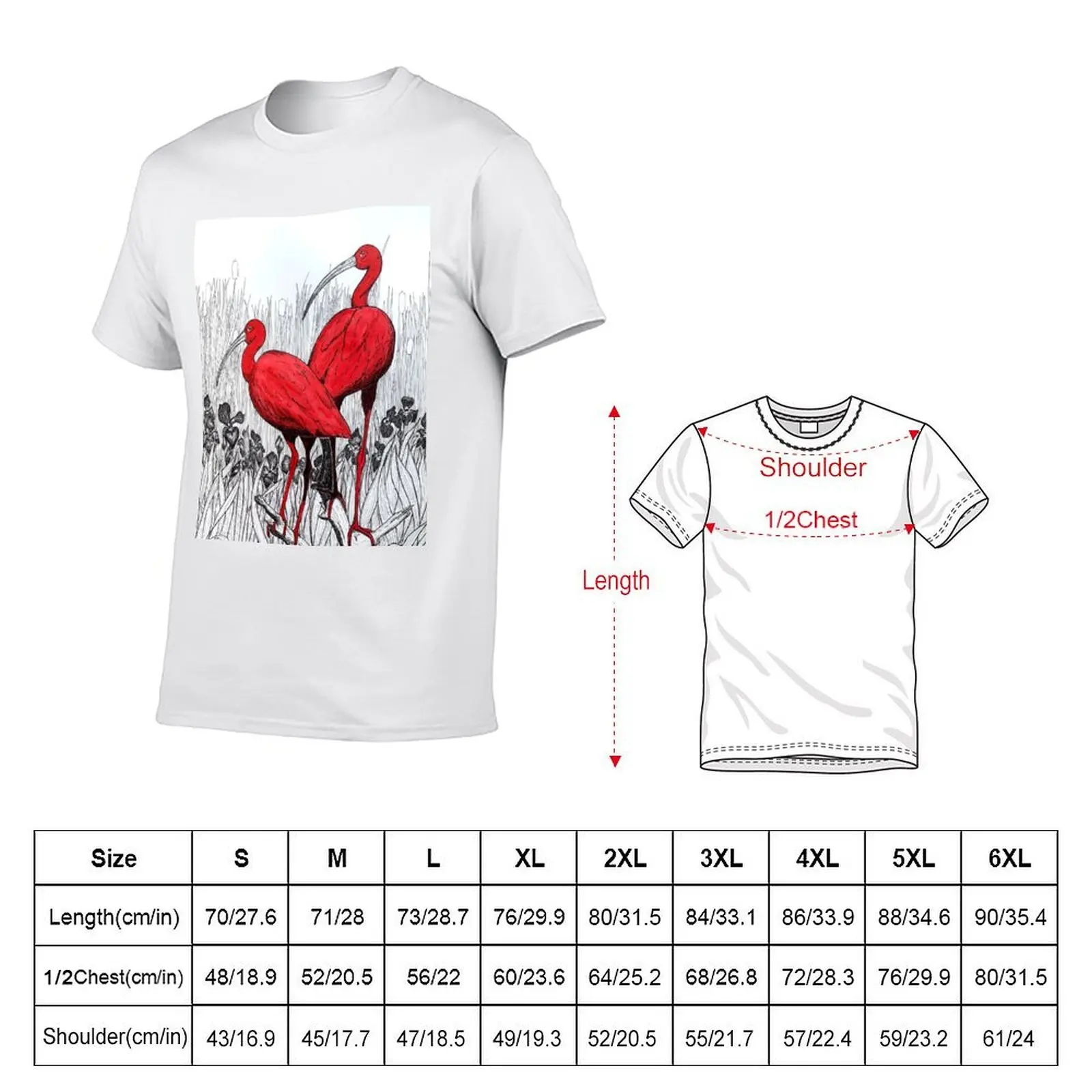 تي شيرت أحمر ibis تي شيرت للرجال بقصة ضيقة تي شيرت للرجال 100 بالمائة قطن