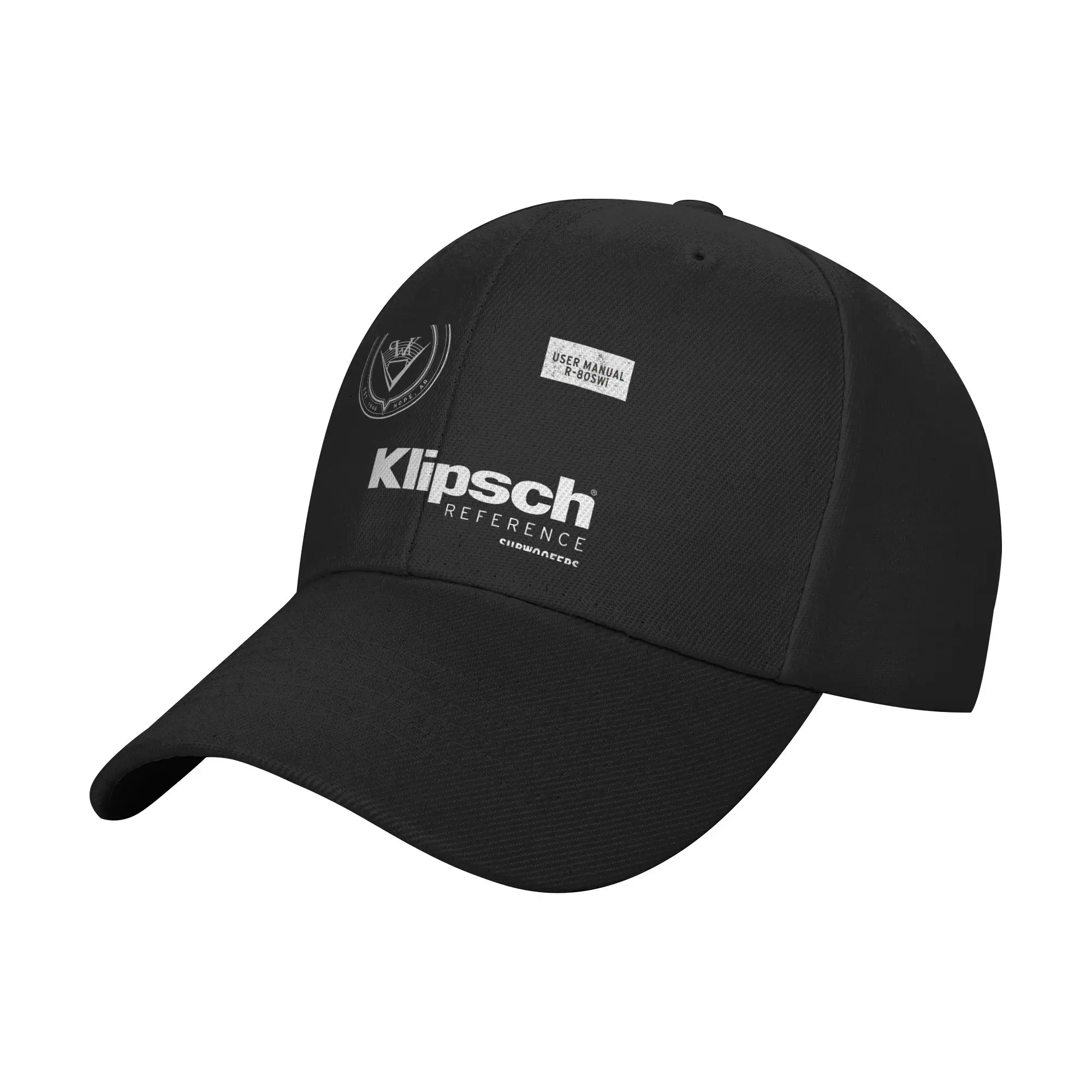 Fashion Klipsch Curved Brim Baseball Cap Denim Dad Hat Men's Cap