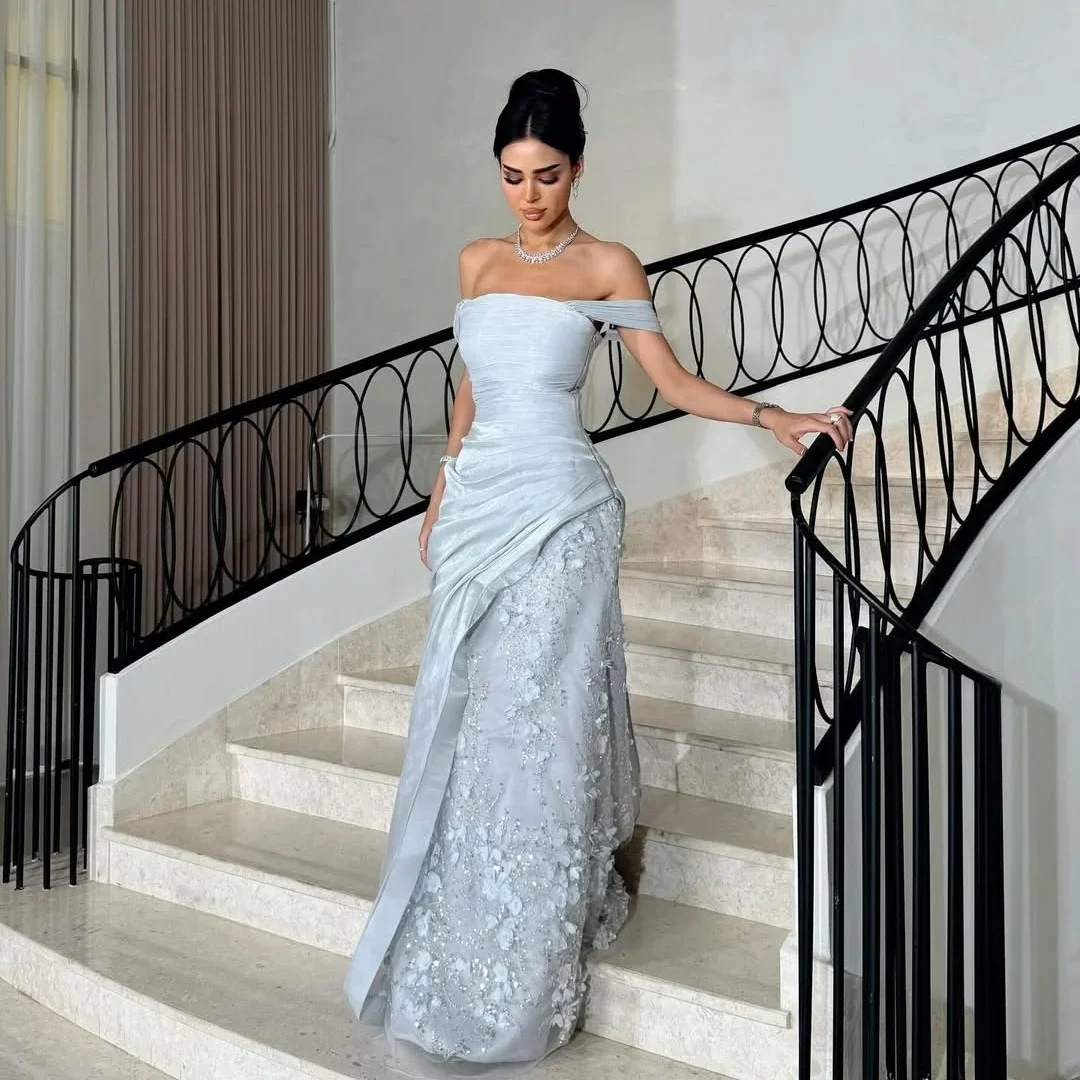 

AsaNagi Aribia Elegant Evening Gowns Simple Formal Dresses Floor-Length Backless Customized Women's Party Dresses 2025 New