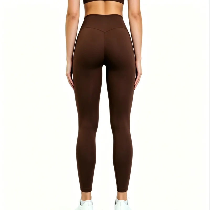 HISTELLO Sportswear Leggings Cross Waist Skinny High Stretch Yoga Pants Tummy Control Butt Lifting Seamless Gym Running Pants