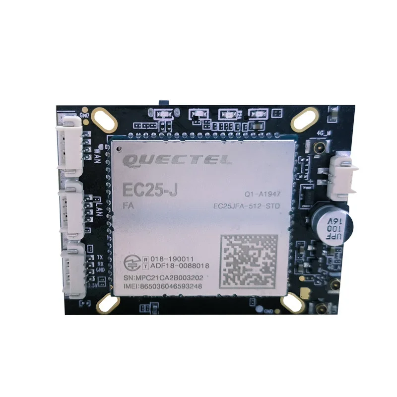 

Quectel EC25-J 4G LTE Cat4 Wireless routing security monitoring module board with 4G WIFI Dual Net Port WIFI Watchdog