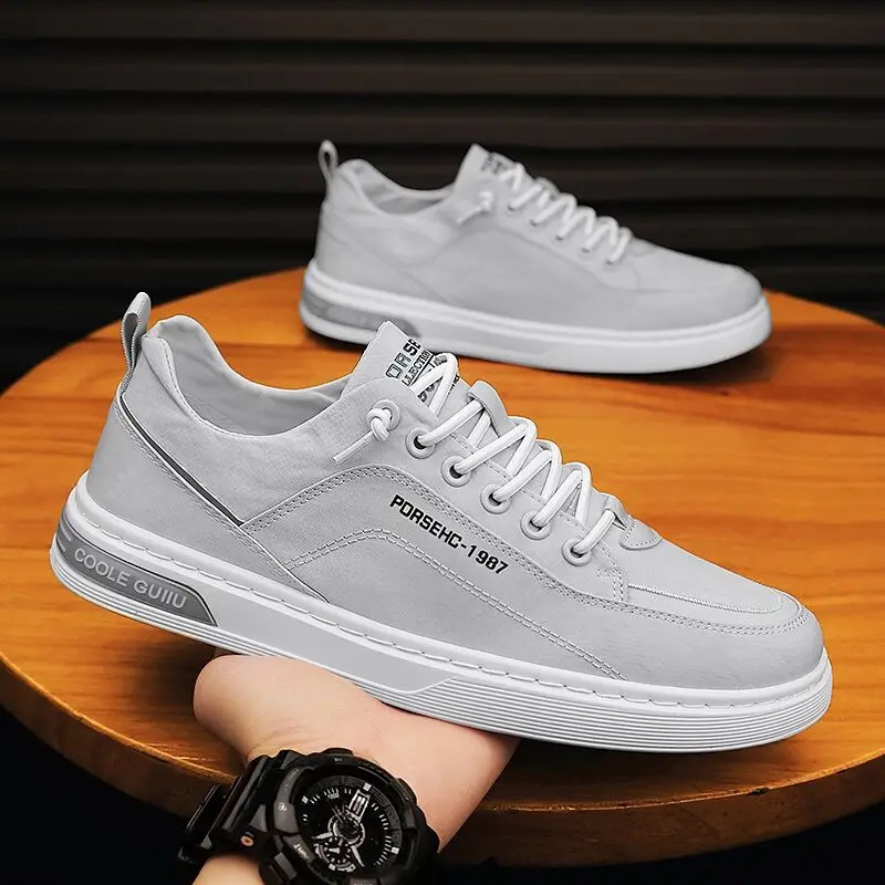 Men Vulcanized Shoes Summer New Style Trendy Men Casual Cloth Shoes Versatile Breathable Sneakers Male Students Canvas Shoes