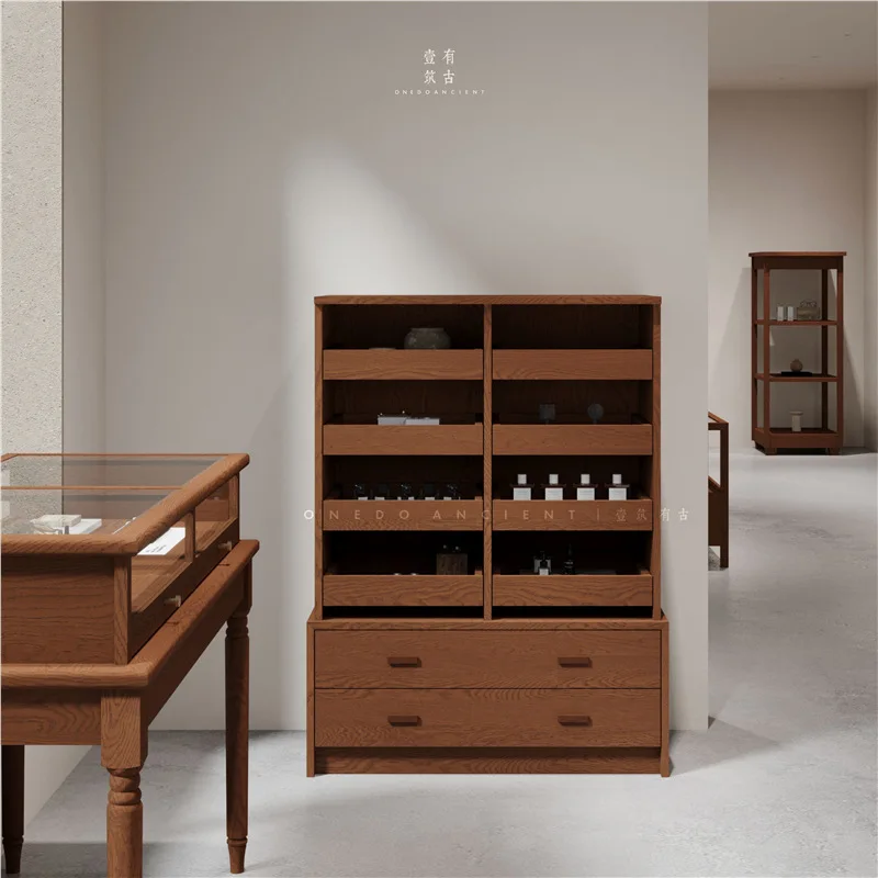 

Винтажные многослойные витрины Настенные многофункциональные витрины Красивый домашний декор Ein Dekorateur ZY40JDT