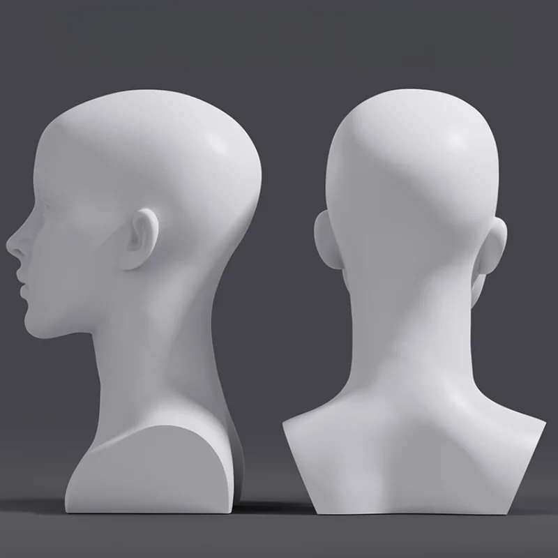 女性マネキンヘッドウィッグディスプレイ等身大男性マネキンヘッドモデル帽子サングラス用