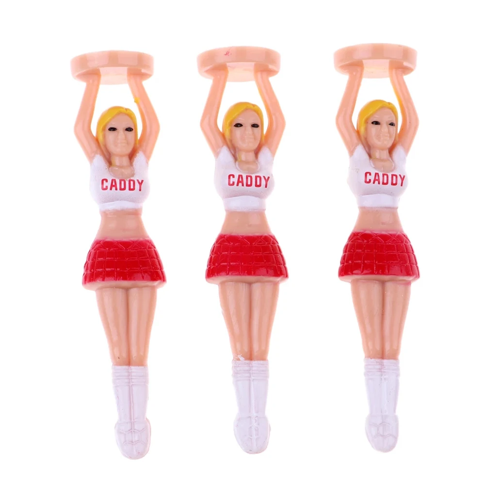 

Golfer Gift Novelty Womens Golf Balls Standing Golf Practice Cheerleaders Tee Lady Golf Tee Golf Ball Holder Golf Ball Tees