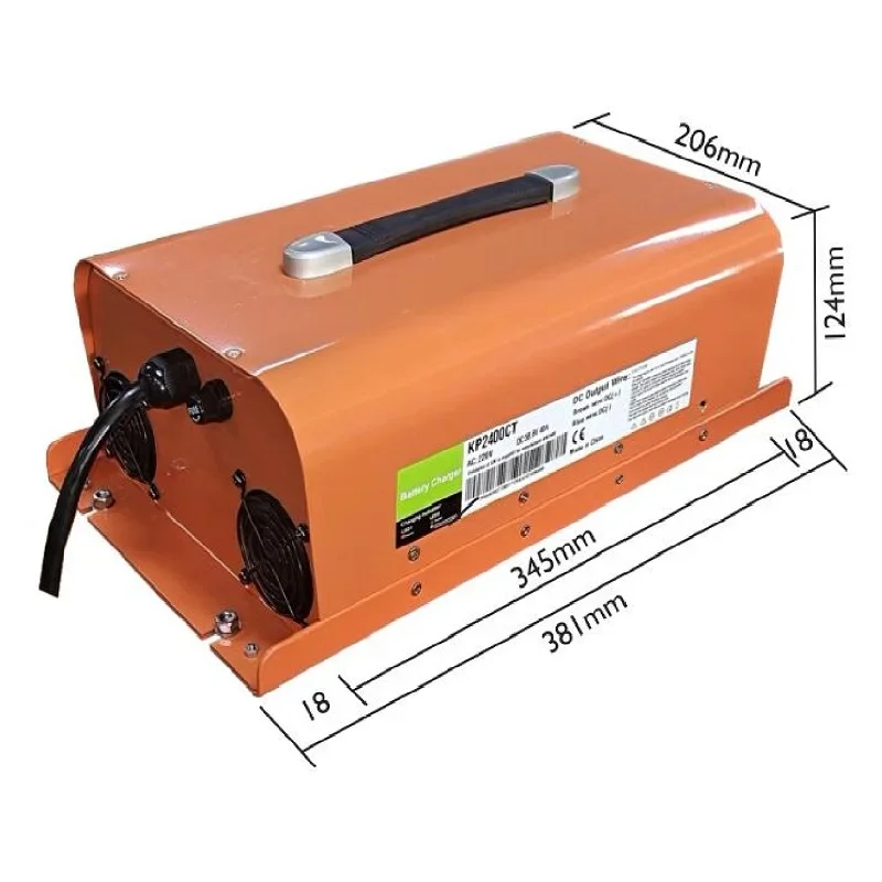 

Adjustable 12V 24V 48V 60V 72V 48/72/24/60 Volt 30A Lead Acid/Lithium Ion/Li-ion Industrial Battery Charger For AGV Forklift RV