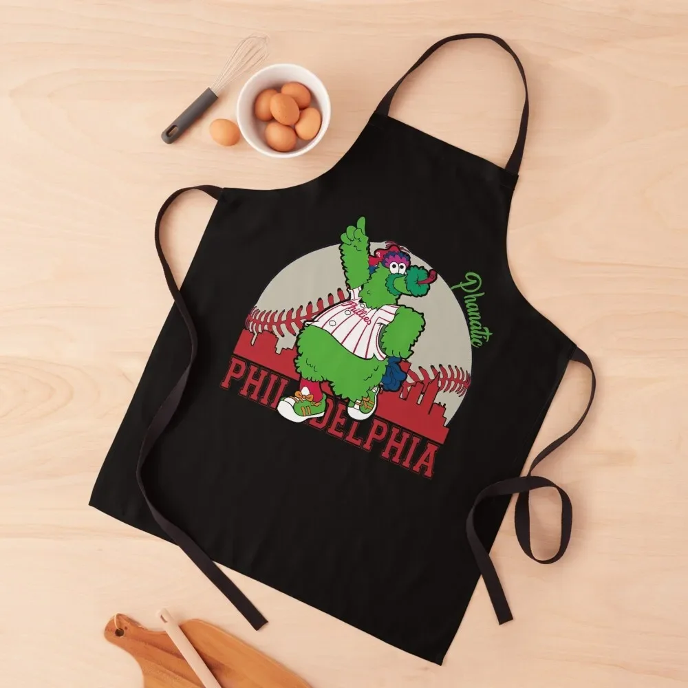 

Phillies Baseball Dancing On Our Own Philly Vintage Phanatic Cartoon Apron Custom Apron