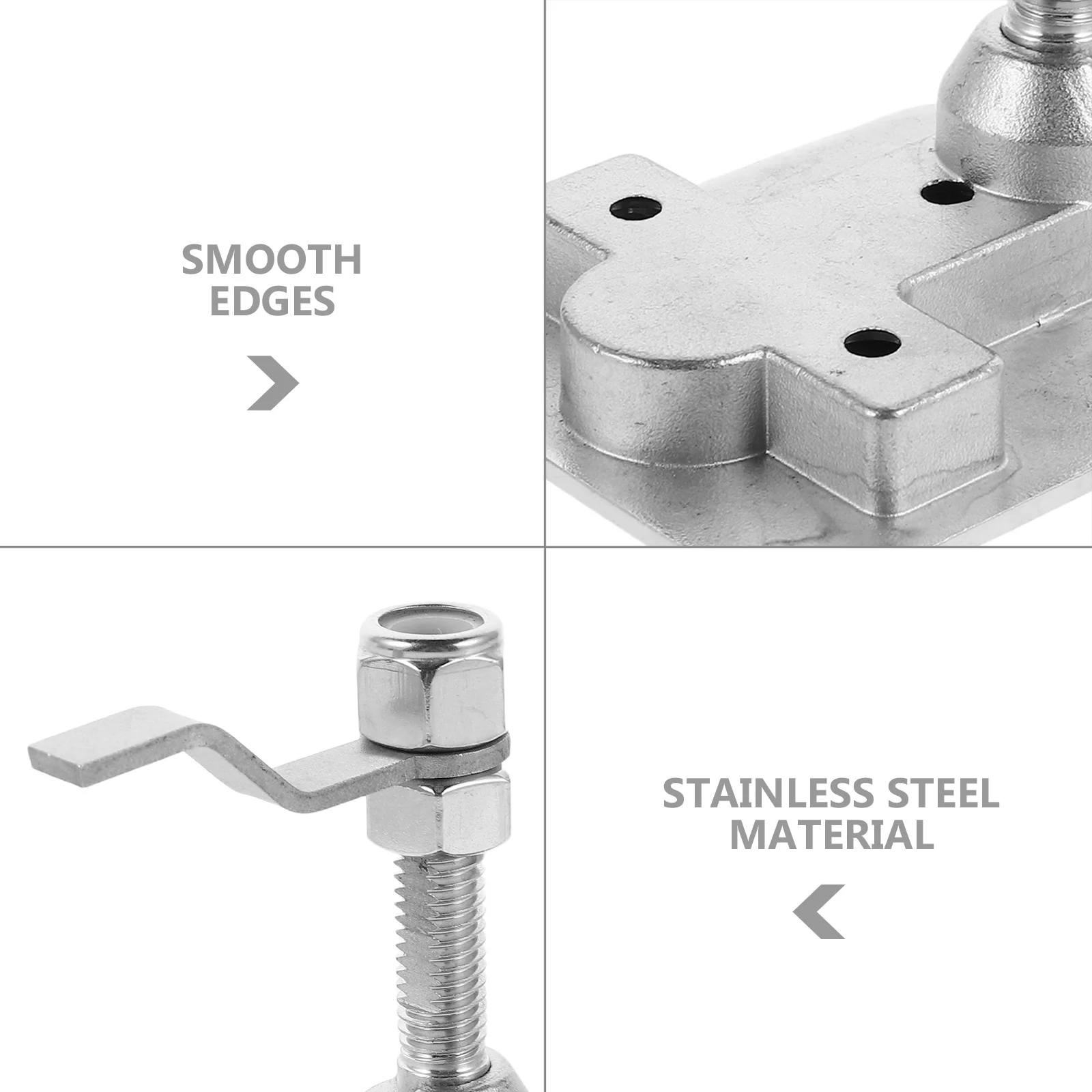 1 conjunto de trava de câmera de barco, aço inoxidável, trava de escotilha marinha, alça de tração nivelada, trava de câmera de deck, armário de fivela de chão