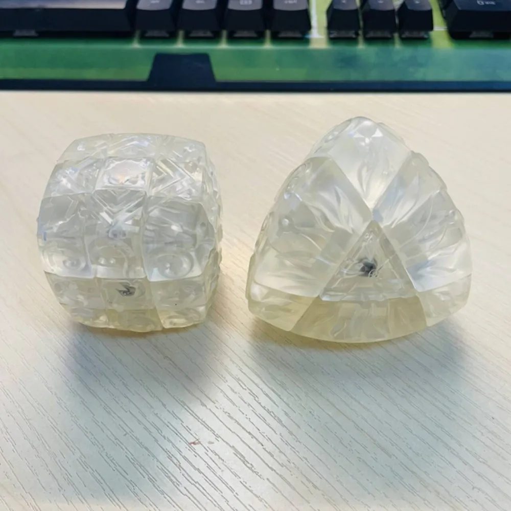 Meffert's Cube Jade 3x3 キューブ ピラミッド キューボ (2個) 3x3x3 キューボ マジコ パズル 子供のおもちゃ