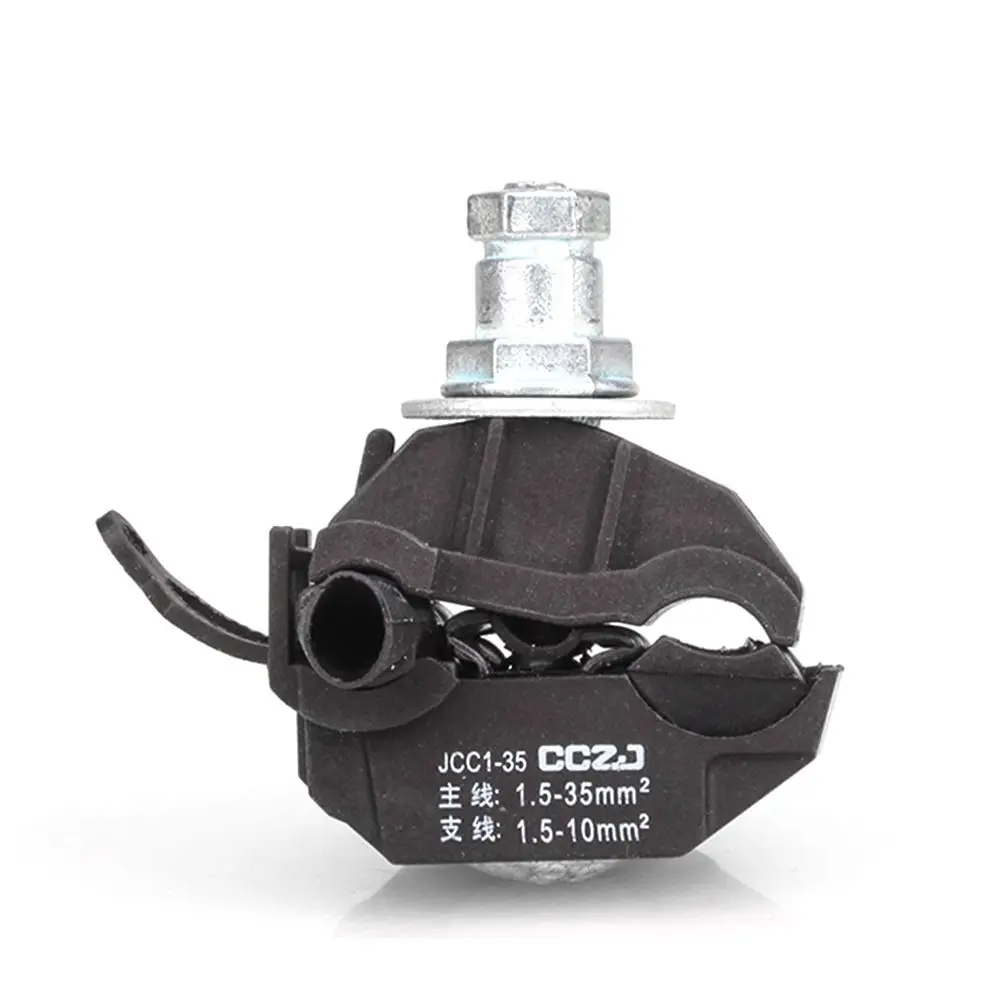 63A/75A Insulation Piercing Connector Cable No-Peeling Piercing Connector Clamp Unbreakable thread T Shape