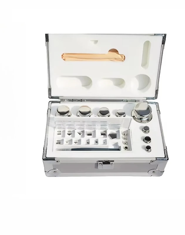ACCURATEWT OIML F1 Calibrated Weight Set 1mg to 500g Stainless Steel for Lab Industrial Use