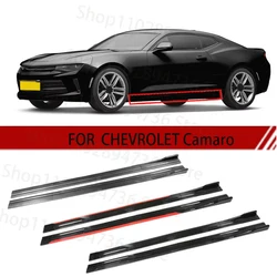 FOR CHEVROLET Camaro 2M Car Side Skirt Extension Plate Lip Separator Bumper 2.18M Racing Side Spoiler
