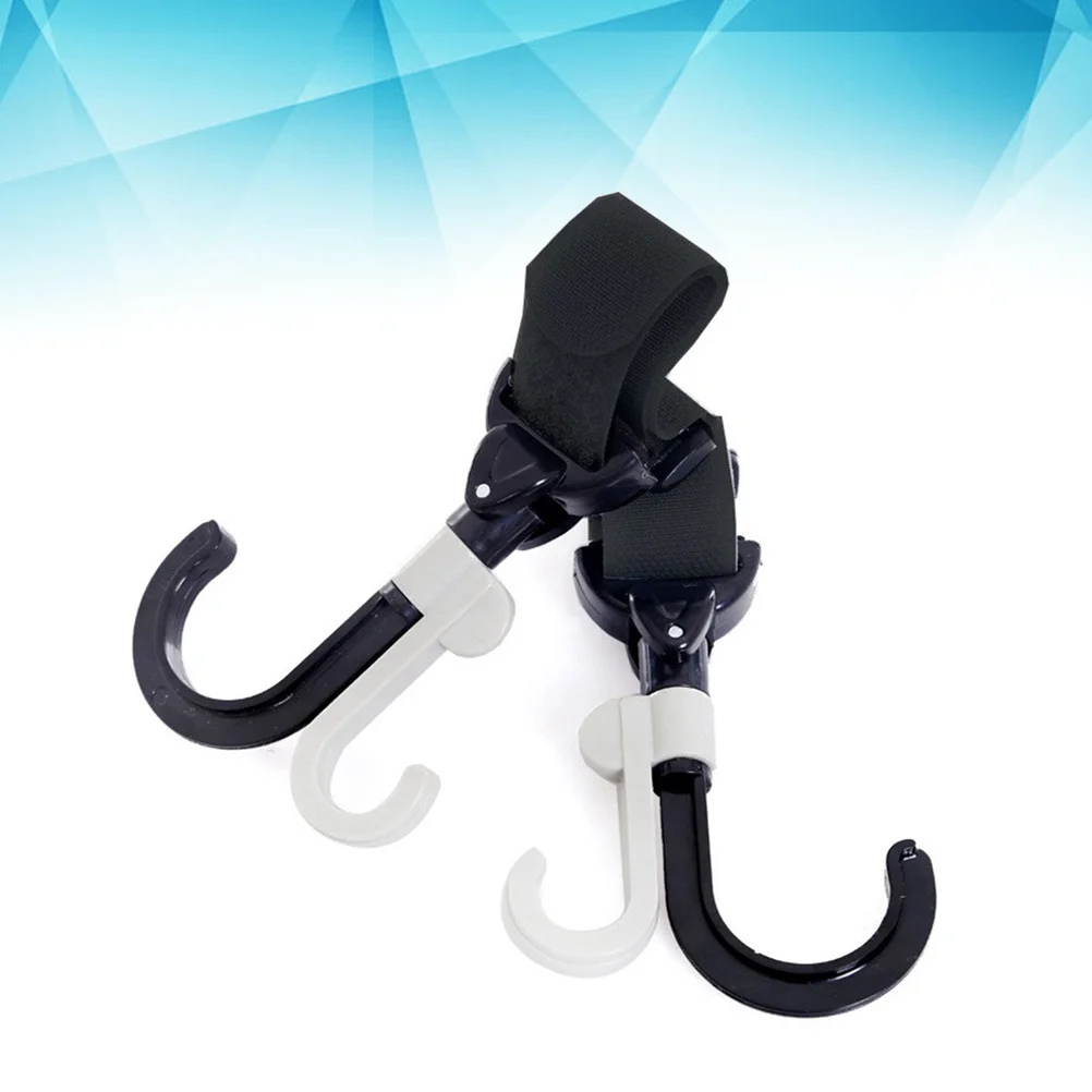 Ganchos para cochecito de bebé, Clips ajustables para pañales, compras, comestibles, Buggy, silla de ruedas, ganchos para cochecito, 2 uds.
