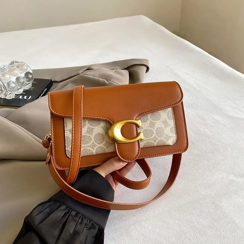 Borsa in stile designer - nuovo modello 205. Borsa a tracolla vintage di alta qualità con tracolla. Borsa classica e versatile.