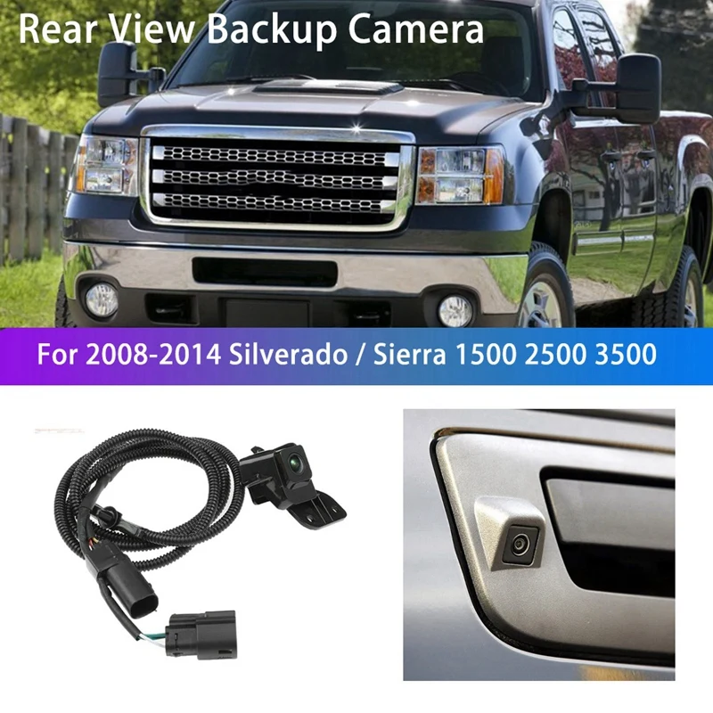 Car Reverse Rear View Camera 23146157 For Silverado GMC Sierra 1500 2500 3500 2008-2014 Park Assist Camera 20837341