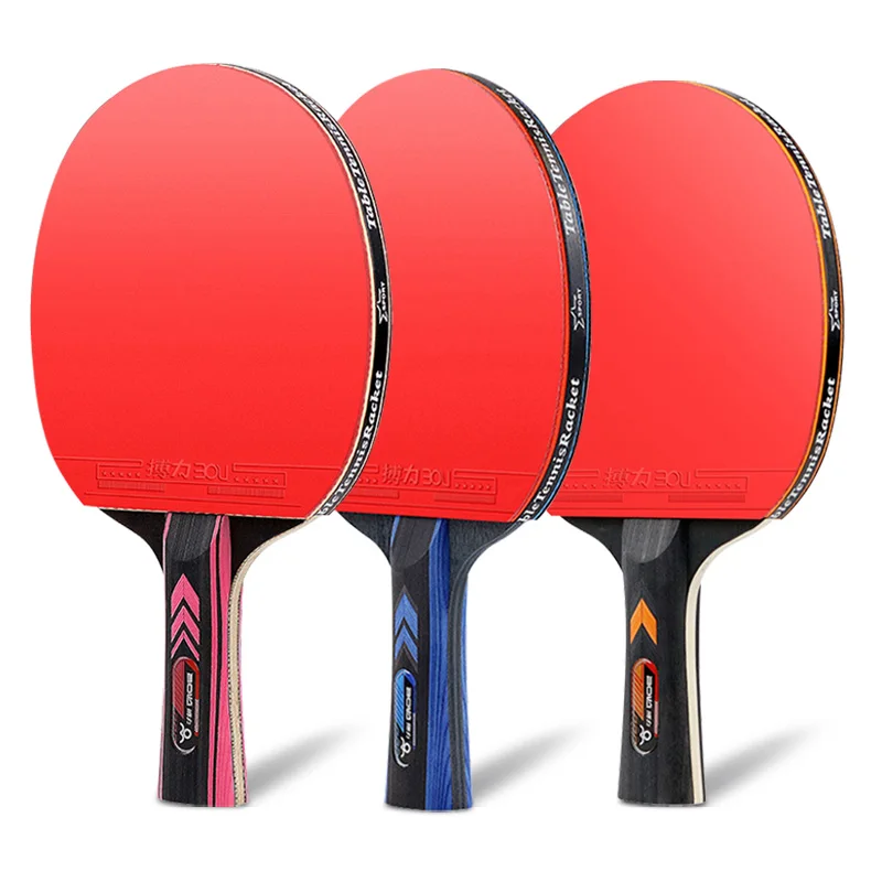 

Professional Table Tennis Racket 2 PCS Advanced Ping Pong Paddle Set with 3 PCS 40+ Balls & Carrying Case