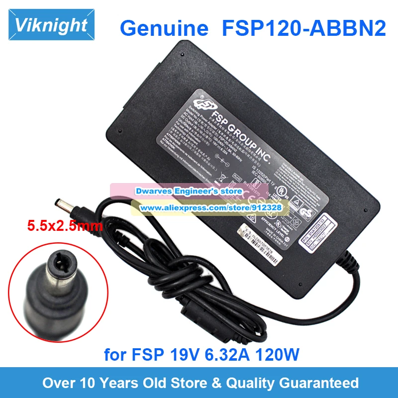19V 6.32A Switching AC Adapter FSP120-ABBN2 For NUC6I7KYK For MACHENIKE T58-VG65T EG-LP10BK TITANIUM G1513 MX7