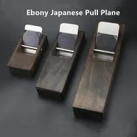New Japanese Style Woodworking Planer Wood Well Square Plane Pull Planer Desktop Ebony Planer Japanese Planeing Manual Tools DIY