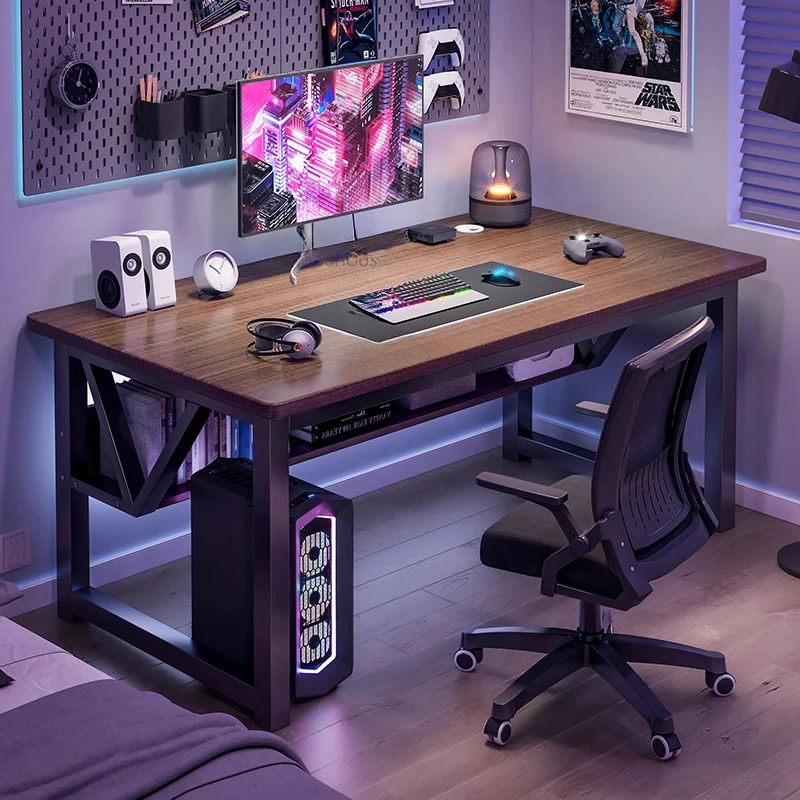 Modern Manmade Board E-sports Tables For Office Furniture Computer Table Thicken simple Design Leisure Bedroom Gaming Table Z