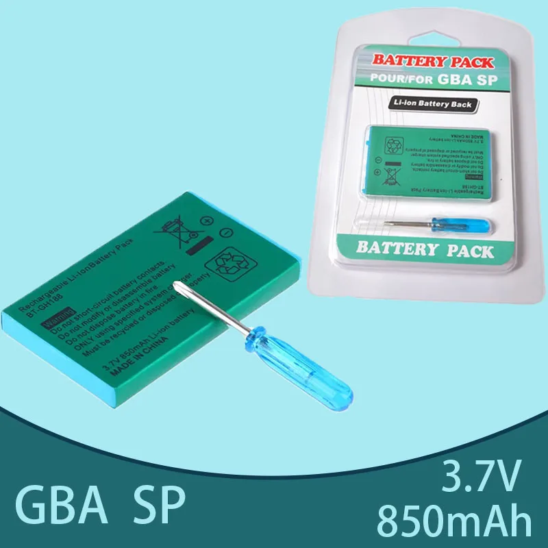 For Gba Sp 3.7V 850…