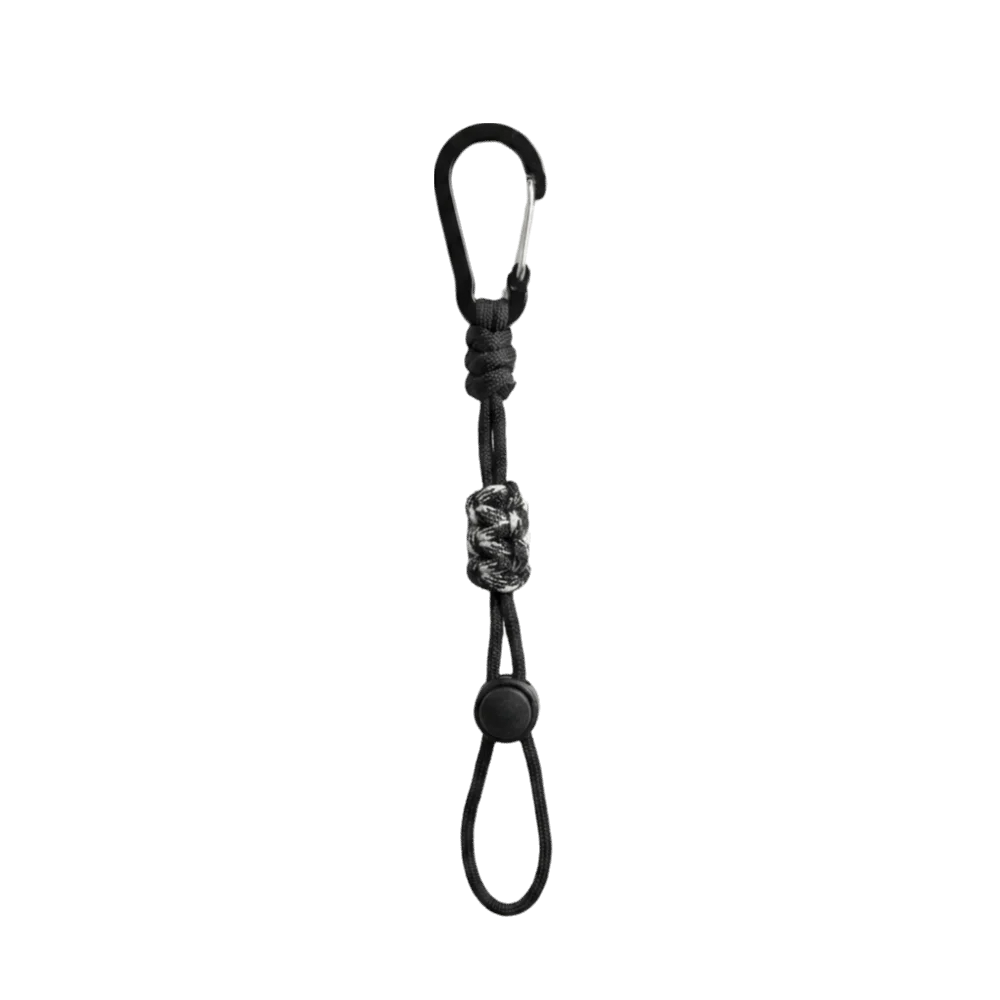 Alloy Water Bottle Lanyard Locking Carabiner Clip Multicolor Beverage Lanyard Adjustable Braided Rope Backpack Hook Travel