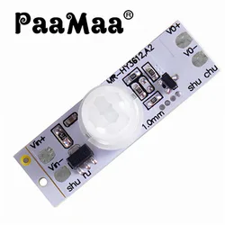 PaaMaa-Commutateur de capteur de mouvement PIR de plafond, induction infrarouge IR, détecteur de corps, interrupteur de contrôleur, technologie 3A, DC 12V, 24V