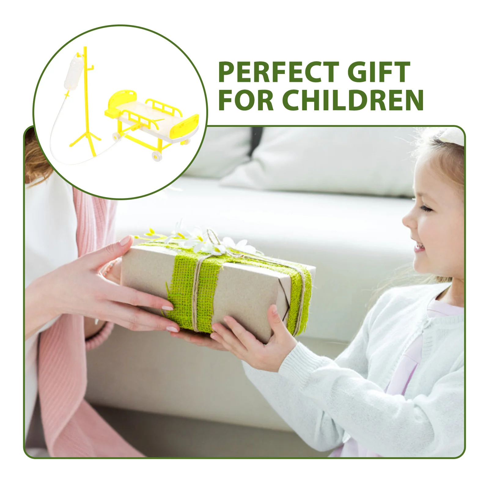 1Set Mini Simulatie met Infusiefles Spelen Arts Spelen Verpleegkundige Pretend Ziekenhuis Scène Decor Kinderen Rol