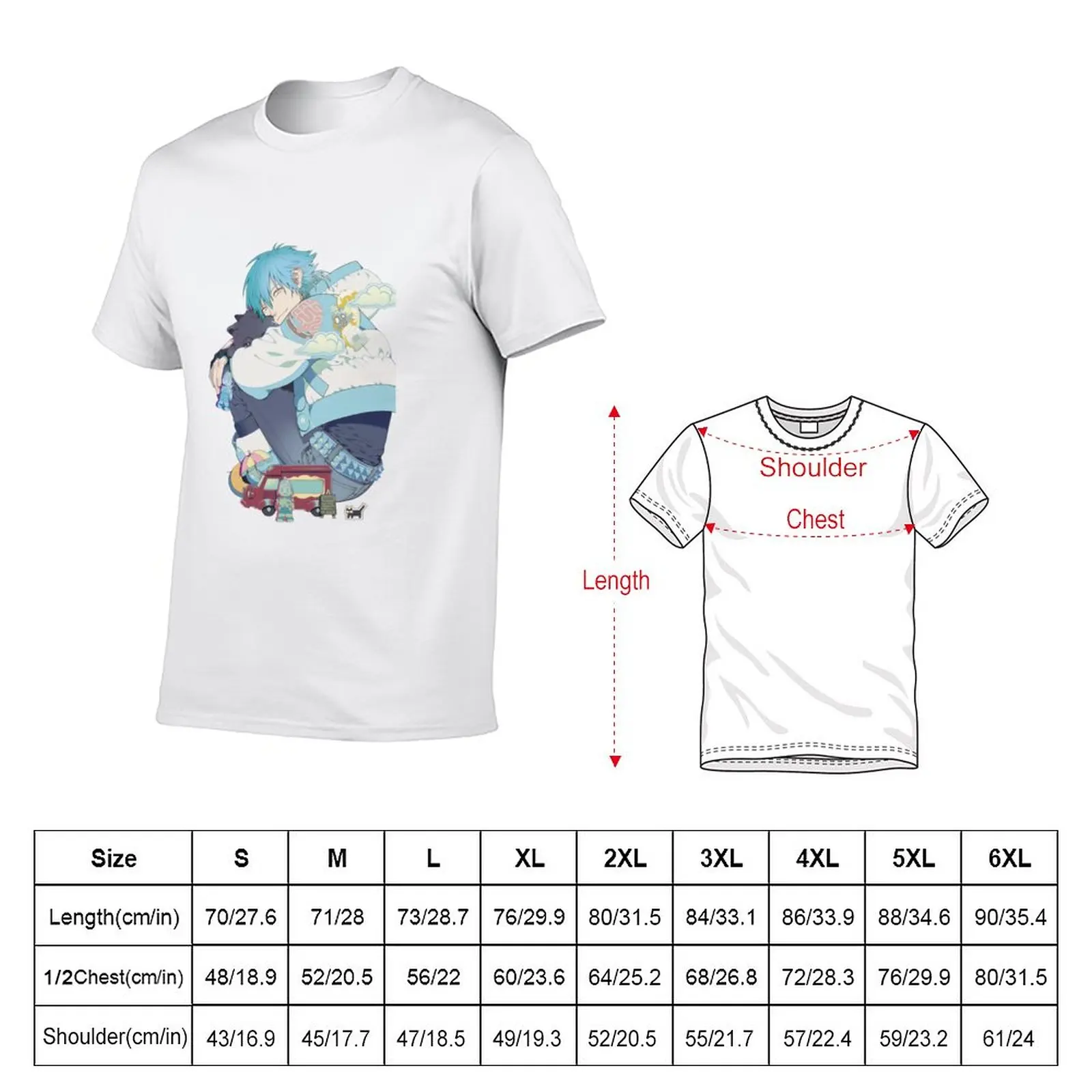 New lil bae aoba T-Shirt cat shirts custom t shirts design your own kawaii clothes T-shirts for men cotton