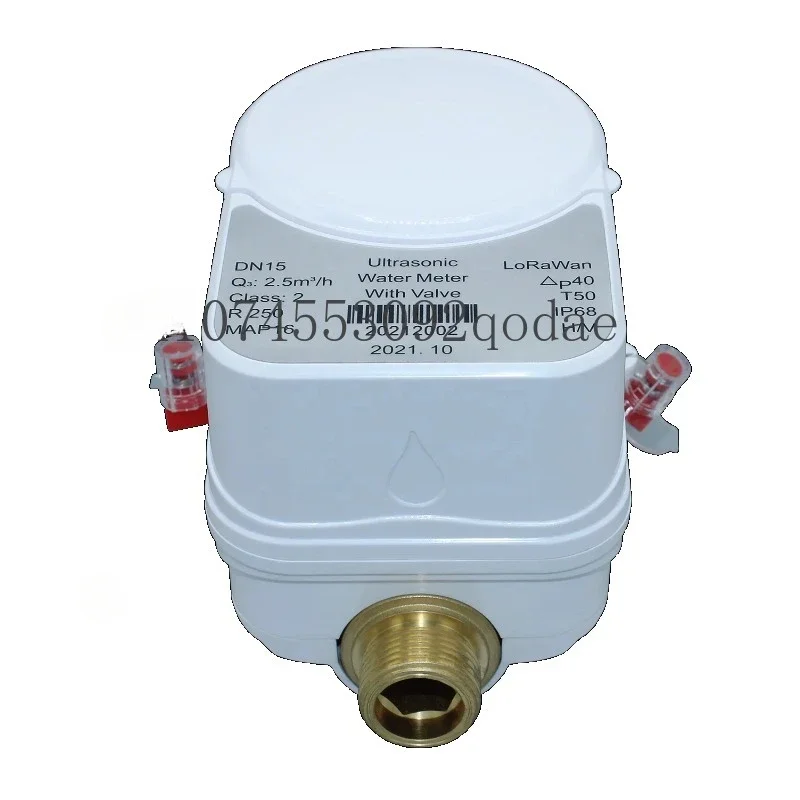 RTS ultrasonic smart water meter valve control type communicate via Tuya App ZigBee way prepaid water flow meter