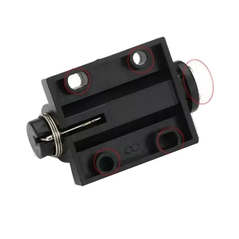 【FLASH-SALE!】Easy Push-To-Open Mechanism Magnetic Spring Latch In Black- Furniture Hardware Set For Cabinet Doors, Ideal For Cab
