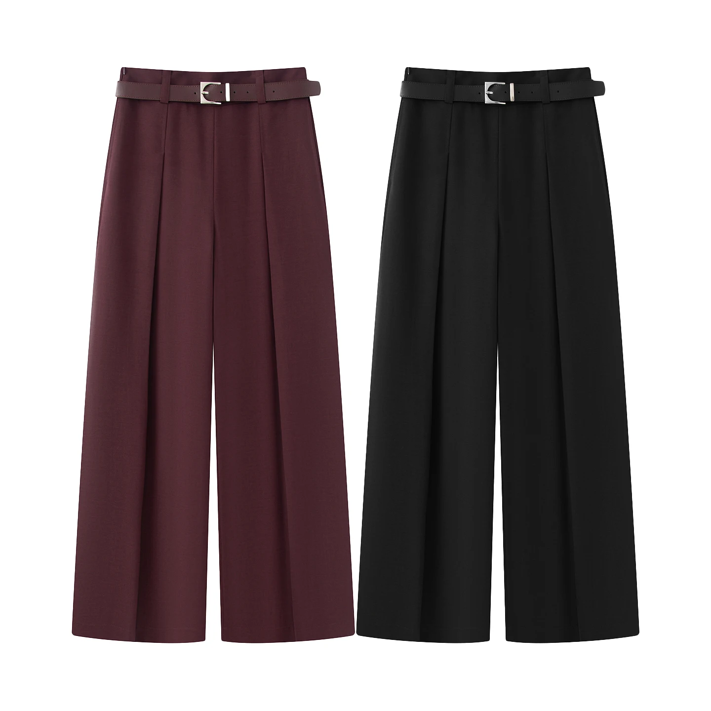 High Waist Draped Casual Pants for Women Commute Straight Leg Comfortable Breathable Skin-Friendly Summer 2026