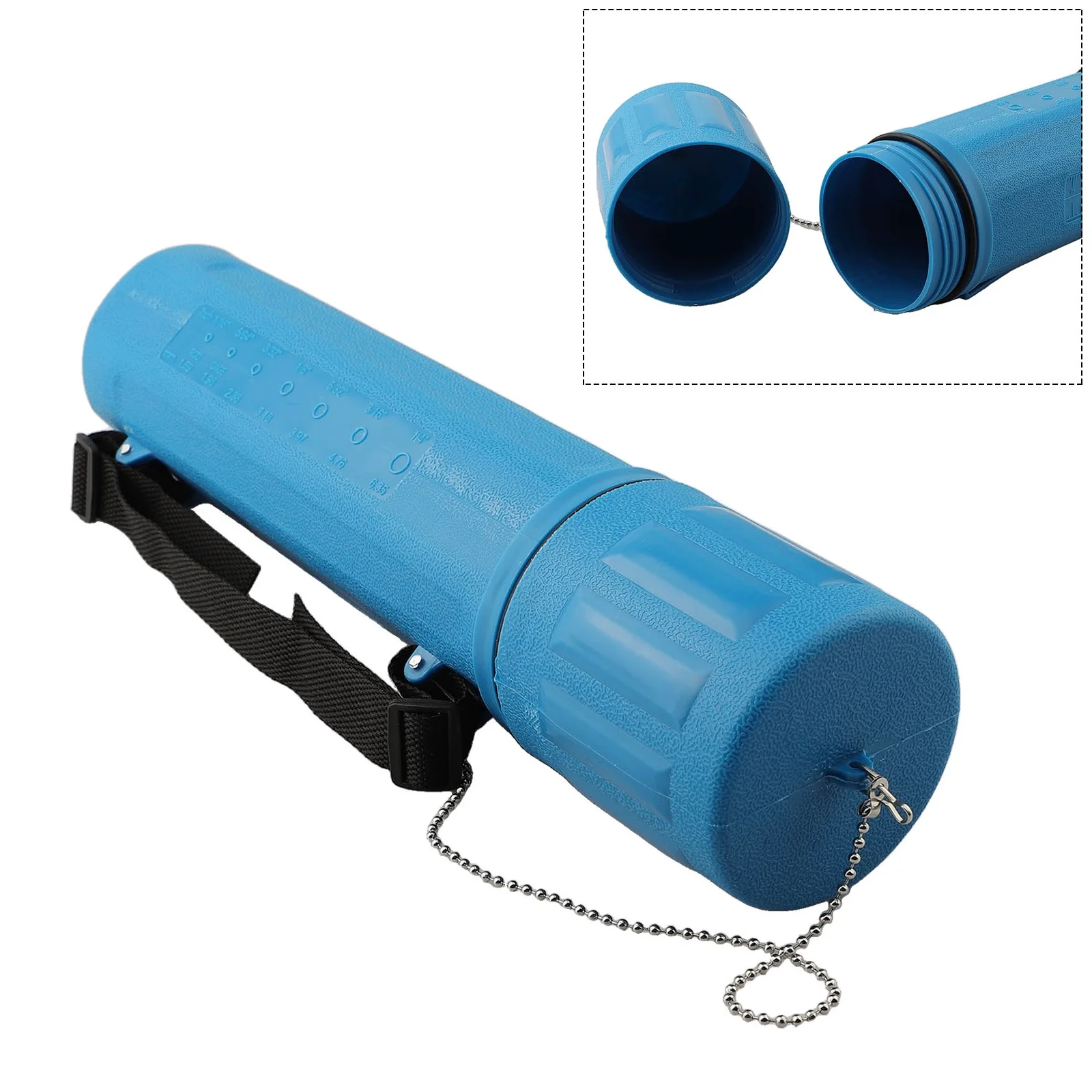 Professional 4.5kg Capacity Welding Electrode Storage Tube Blue Plastic MMA ARC Rod Container Moisture Protection Welding Rod