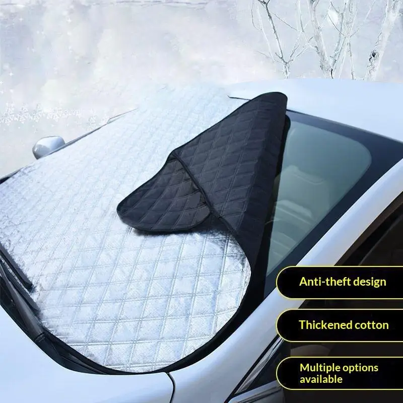 1Pcs Aluminum Foil Car Front Window Screen Cover Auto Windshield Shade Dust Protector Anti Snow Frost Ice Shield