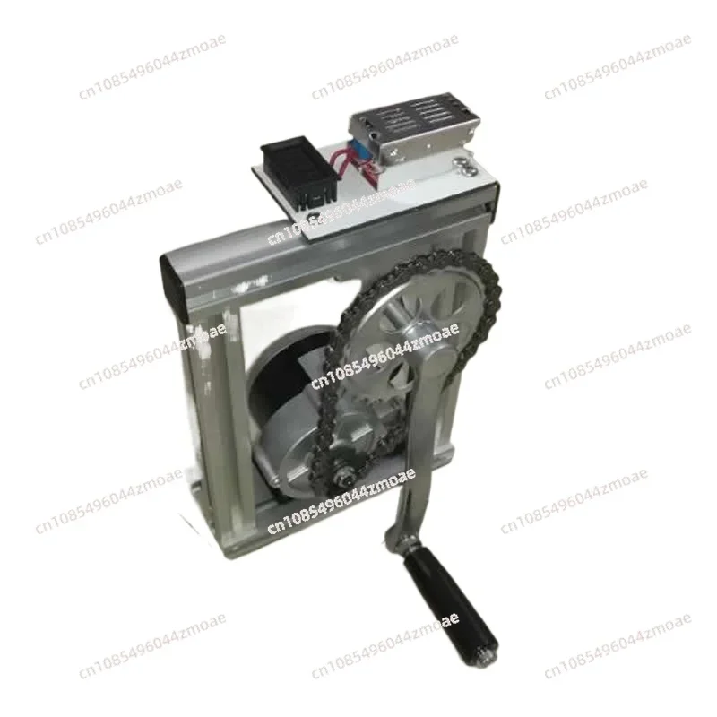 

100W Hand Crank Generator 12V24V Aluminum Alloy Structure (send Voltmeter Rectifier Bridge) Teaching Equipment