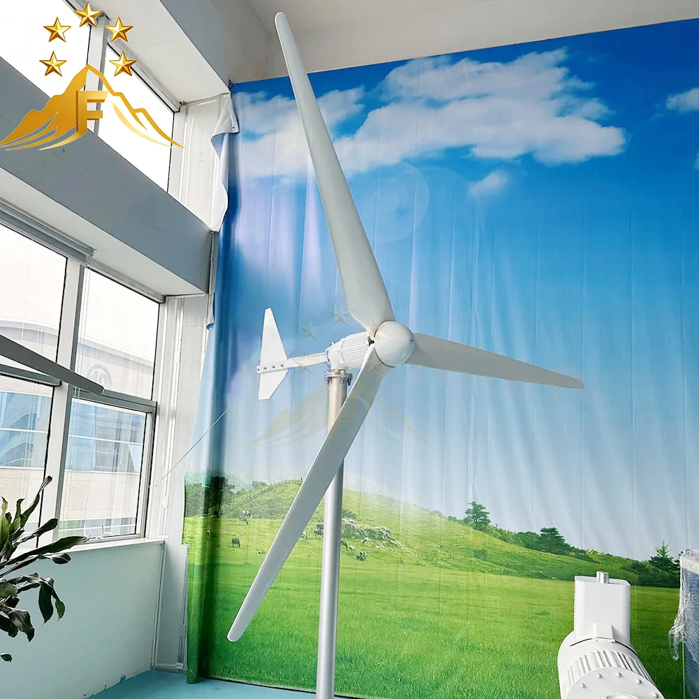 REAL POWER 3KW 5KW Wind Energy Wind Turbine For Home Farm Seashore 3000W 5000W 220V 380V Wind Power Generator Windmill 3 Blades