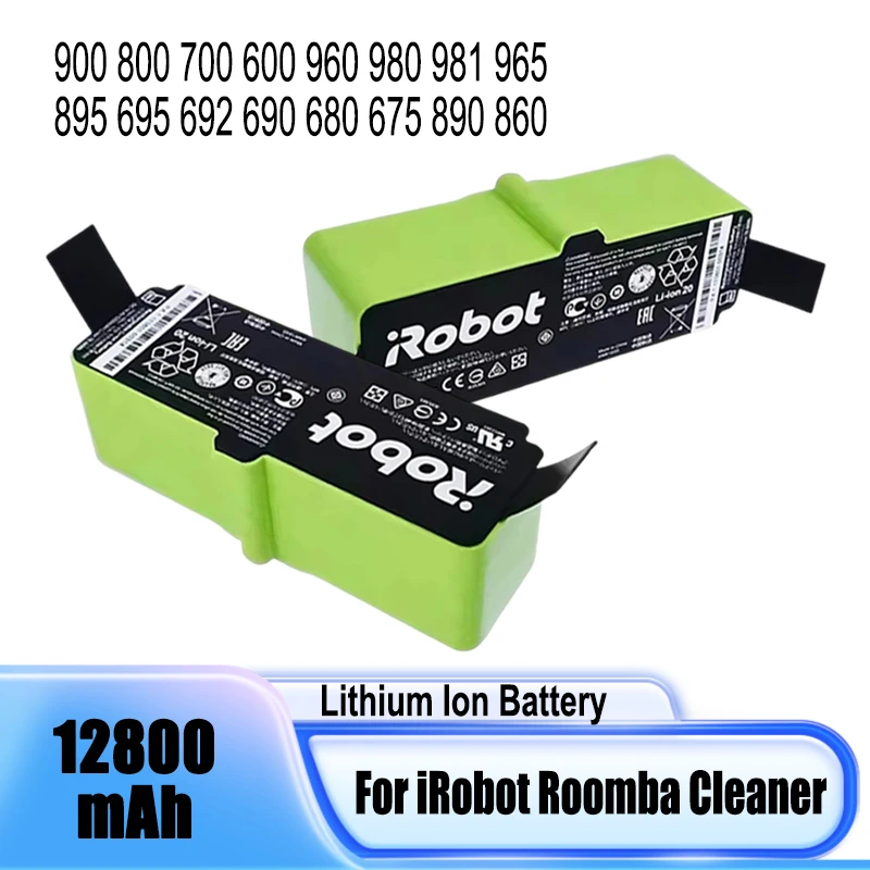 Batería de Iones de Litio Original para Aspiradora iRobot Roomba Series 900 800 700 600 960 980 981 965 895 890 860 695 692 680 675