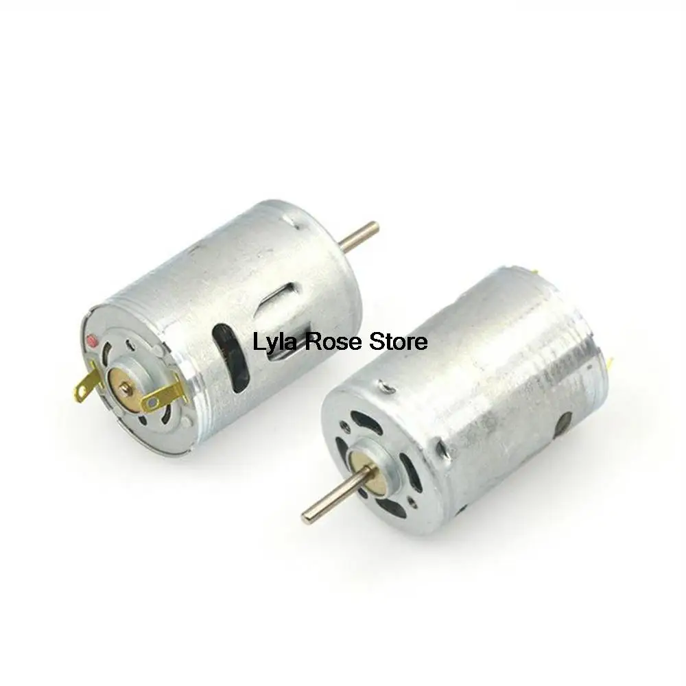 RS-385SD micro DC motor 12V 4560RPM 24V 9300RPM high speed motor 2.3mm shaft diameter