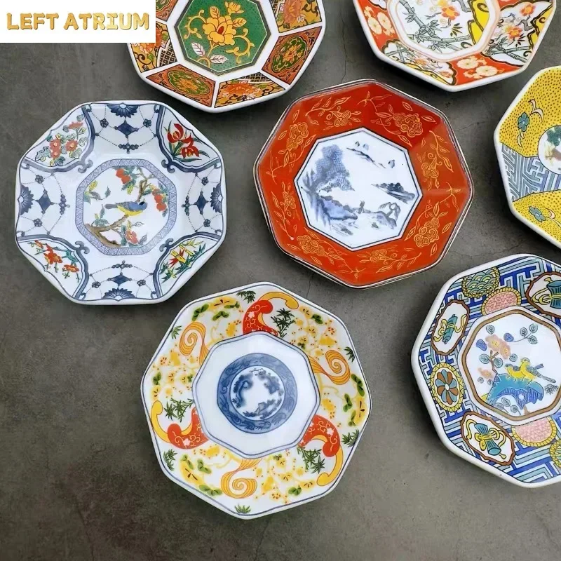 Japanese Style Mini Ceramic Plates Sushi Plates Banquet Dishes Tableware