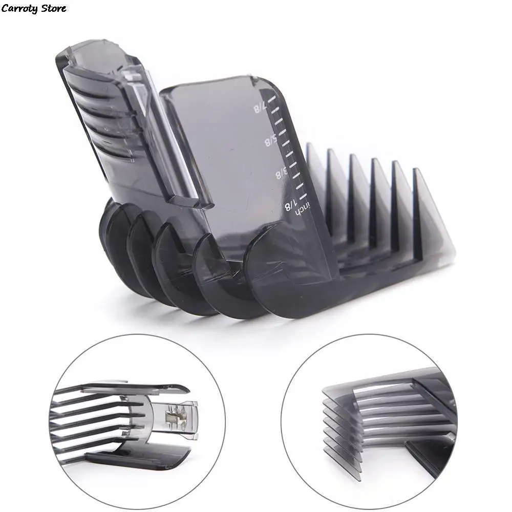 1PCS Hair Clippers Beard Trimmer Comb Attachment For Philips QC5130 QC5105 QC5115 QC5120 QC5125 QC5135 Black