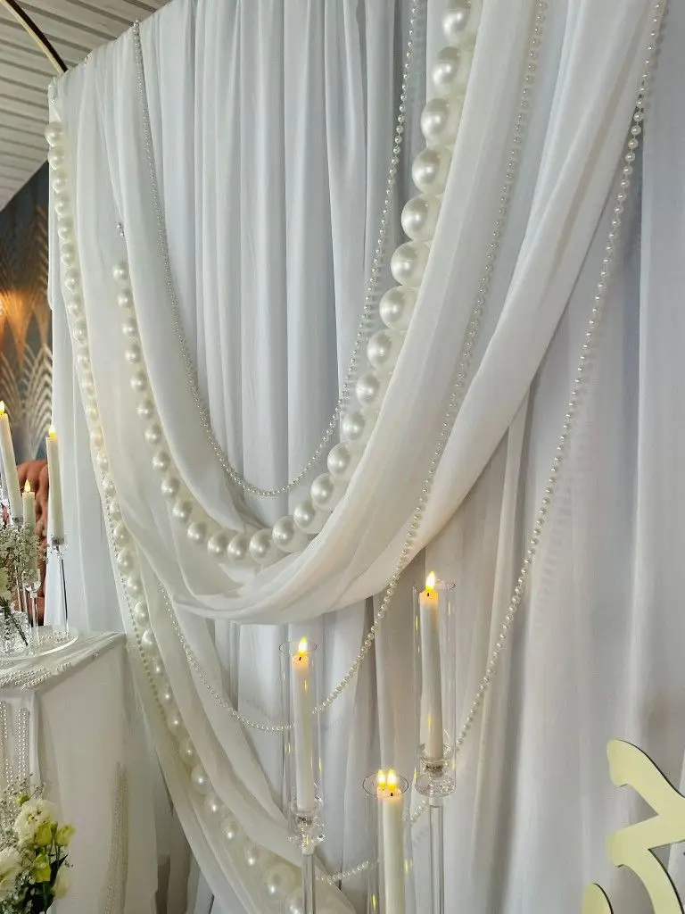 Foam ball pearl string wedding ornament pendant wedding decoration wedding background